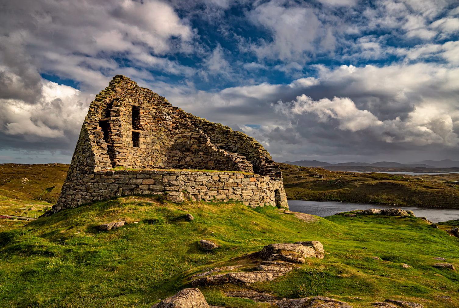 Dun Carloway broch on the Isle of Lewis
